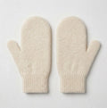 Brushed cashmere mittens