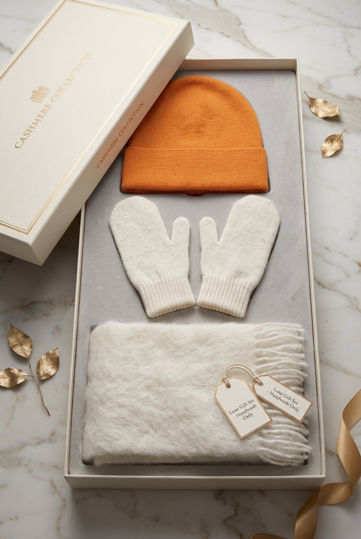 Brushed cashmere giftset I