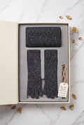 Sequins armwarmers and scarf giftset