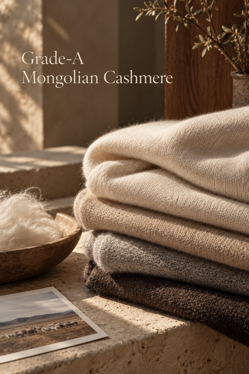 Grade-A Mongolian Cashmere