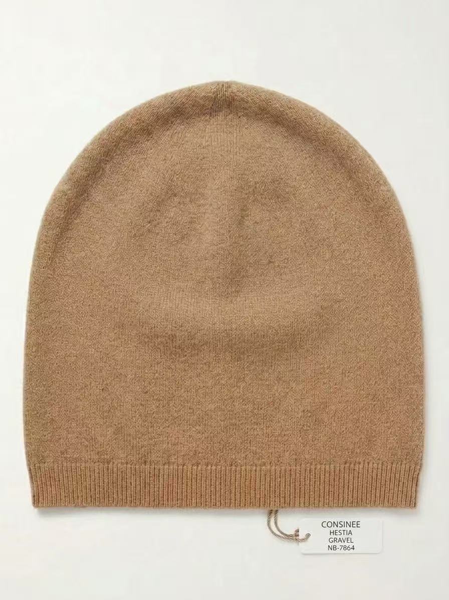 Wool Cashmere cuffed beanie (Customizable)