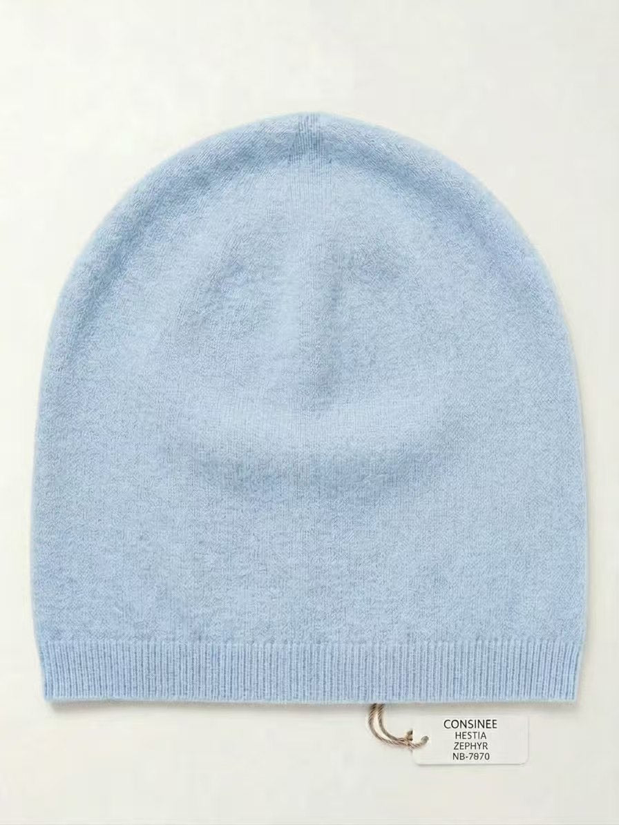 Wool Cashmere cuffed beanie (Customizable)