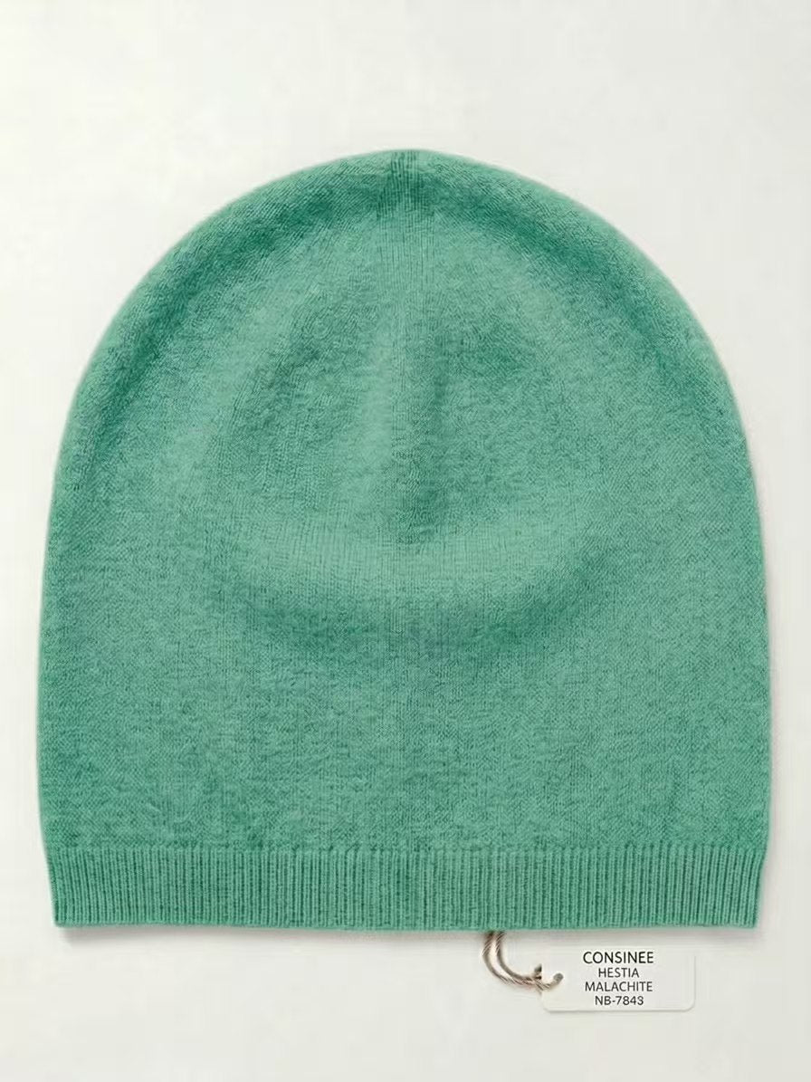 Wool Cashmere cuffed beanie (Customizable)
